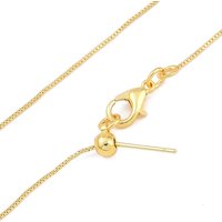 Collier Ajustable en Chaîne en Laiton pour Femmes et Hommes