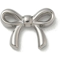 304 Stainless Steel Bowknot Link Connectors Charms — Jewelry Findings