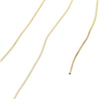 Fil en acier inoxydable 304, plaqué ionique, rond, doré, 0.4mm, 26 gauge
