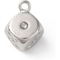 Brass Dice Charms, Cadmium Free, Nickel Free, Lead Free — Charms & Pendants