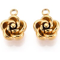 Charm en Acier Inoxydable 304 avec Plaquage en Or 14K — Breloques et pendentifs