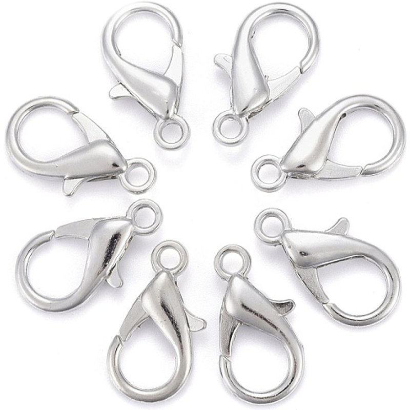 Zinc Alloy Lobster Claw Clasps, Parrot Trigger Clasps, 21x12mm — Jewelry Findings