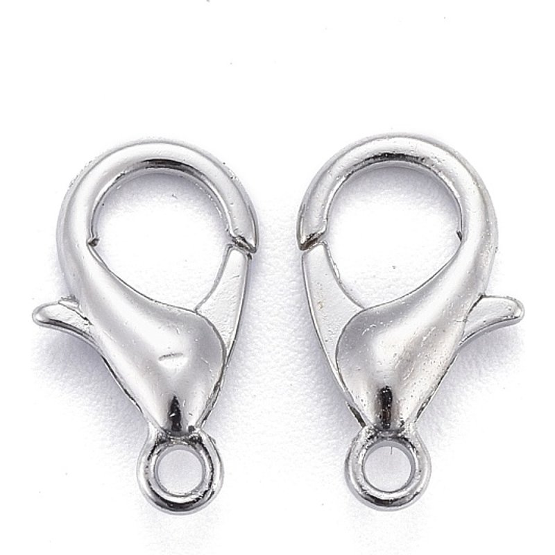 Zinc Alloy Lobster Claw Clasps, Parrot Trigger Clasps, 12x6mm — Jewelry Findings