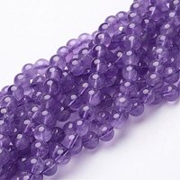 Natural Amethyst Beads Strand, Round, 6mm, 58pcs, 14.5-15 inch