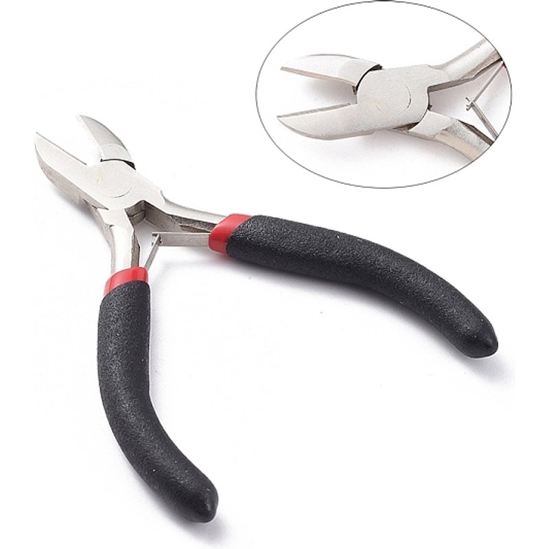 Pinces de coupe latérale en acier au carbone pour la fabrication de bijoux, 4,3 pouces — Outils de création de bijoux