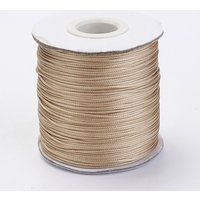 Corde à perles en polyester ciré, doré, 0,5 mm, 169,51-174,98 verges