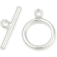 925 Sterling Silver Ring Toggle Clasps 11.5x8.5mm — Jewelry Findings