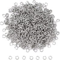 Anneaux ouverts en acier inoxydable 304, résistant à l'oxydation, 21 Gauge — Accessoires pour bijoux