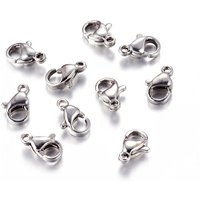 Clips de homard en acier inoxydable 304, clips à déclenchement de perroquet — Accessoires pour bijoux