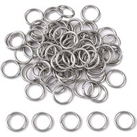 Anneaux ouverts en acier inoxydable 304 résistant au ternissement 8mm — Accessoires pour bijoux