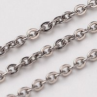 Chaînes Rolo en acier inoxydable 304, chaîne Belcher, soudée, 2x1.5mm — Chaînes, fils et cordons