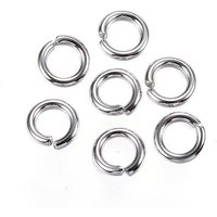 304 Stainless Steel Tarnish Resistant Open Jump Rings, 5x1mm — Jewelry Findings