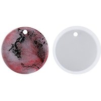 Flat Round Shape Silicone Molds for Jewelry Making