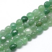 Natural Green Aventurine Bead Strands, 30-45pcs, 15.7 inch