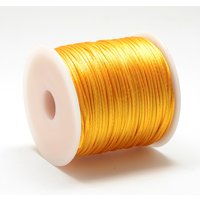 Nylon Rattail Satin Cord, Orange, 1mm, 76.55 yards — Chains, Wire & Cord