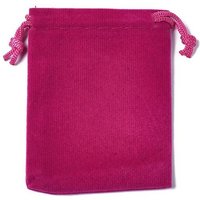 Pochettes en Velours Rectangulaires, Sacs Cadeaux, Camellia, 7x5cm