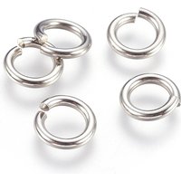 Anneaux ouverts en acier inoxydable 304, 12 Gauge, 300pcs/sac
