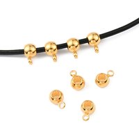 Bails Tubulaires en Acier Inoxydable 304 avec Plaquage en Or 24k — Accessoires pour bijoux