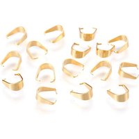 Bails à pression en acier inoxydable 304 pour fabrication de pendentifs — Accessoires pour bijoux
