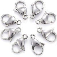 Attaches de homard en acier inoxydable 304, attaches à déclenchement perroquet — Accessoires pour bijoux