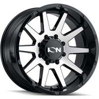ION 143 Gloss Black Machined Wheels - 20x10 - 8x170 -19 Offset — Wheels & Rims