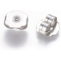 Supports de boucles d'oreilles en acier inoxydable 304, résistants au ternissement