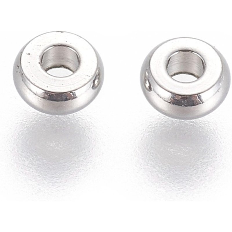 Perles Intercalaires en Acier Inoxydable 304 Résistantes au ternissement — Perles à bijoux
