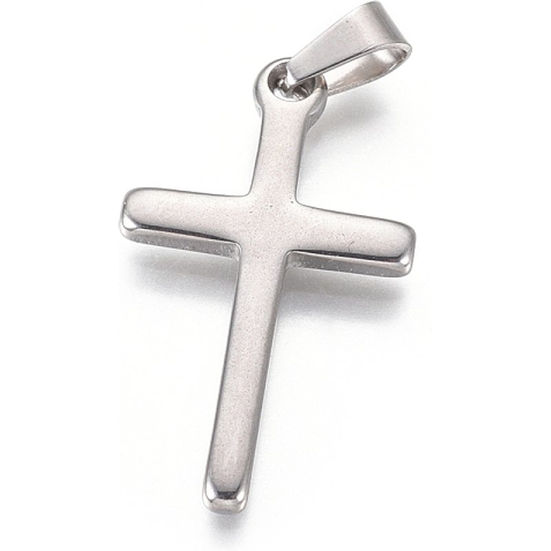 Pendentif croix en acier inoxydable 304 résistant à l'oxydation — Breloques et pendentifs