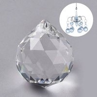 K9 Glass Crystal Ball Prism Hanging Pendant for Chandelier and Windows