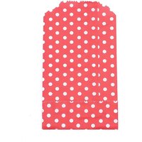 Kraft Paper Storage Bags, No Handles, White Polka Dot Pattern