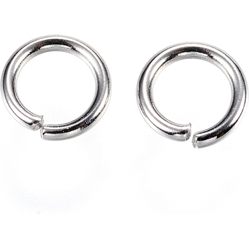 Non-Tarnish 304 Stainless Steel Open Jump Rings 9x1.5mm — Jewelry Findings