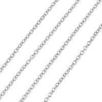Non-Tarnish 3.28 Feet 304 Stainless Steel Cable Chains