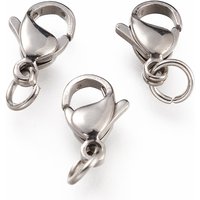 Fermoirs en Acier Inoxydable 304 avec Anneau Sauterelle — Accessoires pour bijoux