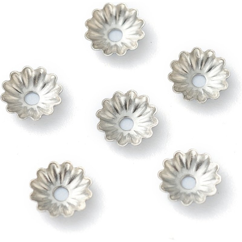 Non-Tarnish 304 Stainless Steel Multi-Petal Bead Caps — Jewelry Beads