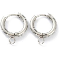 Trouvailles de boucles d'oreilles huggie en acier inoxydable 201 avec épingle — Accessoires pour bijoux