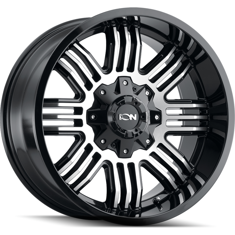 ION 144 Matte Black Wheels - 20x10 - 6x135 Bolt Pattern -19 Offset — Wheels & Rims