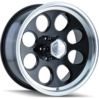ION 171 Gloss Black Machined Wheels - 15x10 - 5x114.3 -38 Offset