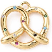 Pendentif en laiton écologique avec zircon cubique micro pave Brezen
