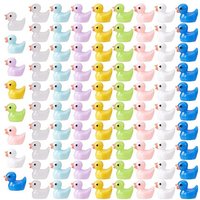 80 Pcs Mini Resin Ducks for Garden and Home Decor