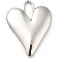 Non-Tarnish 304 Stainless Steel Heart Charms and Pendants — Charms & Pendants