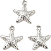 Charms Étoile de Mer en Acier Inoxydable 304 Non-Tarnissable — Breloques et pendentifs