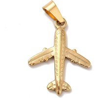 Pendants en acier inoxydable doré 201 avec plaquage PVD — Breloques et pendentifs