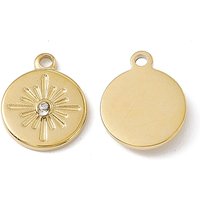 Charms en Acier Inoxydable 201 avec Rhinestone et Étoile