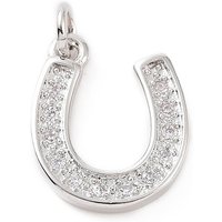 Charms en forme de fer à cheval U en zircon cubique micro pavé en laiton — Breloques et pendentifs