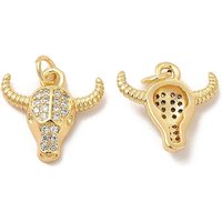 Pendentif en laiton micro pave zircon cubique Rack Plating — Breloques et pendentifs