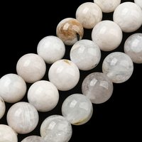 Natural Rainbow Moonstone Beads Strands, Grade AB, 8mm, 15.75 — Jewelry Beads