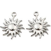 Pendentif en Acier Inoxydable 304 Non-Tarnissant Charm Soleil — Breloques et pendentifs