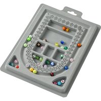 Plastic Flocked Bead Design Boards, Light Grey, Rectangle — Jewelry Display & Storage
