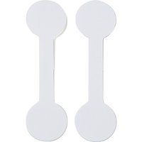 Folding Blank Paper Jewelry Price Tags for Rings, Necklaces, Bracelets