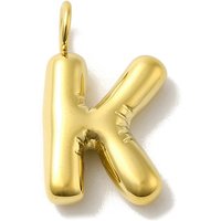 Pendentif en acier inoxydable 304 avec lettrage en ballon K — Breloques et pendentifs